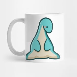 Cute long neck sitting, dino, dinosaur Mug